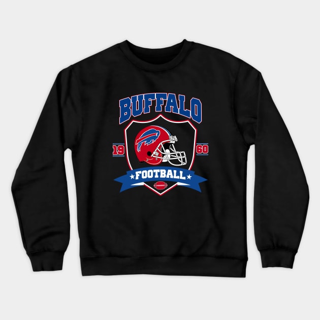 Buffalo Bills Football Team! Crewneck Sweatshirt by Grindbising